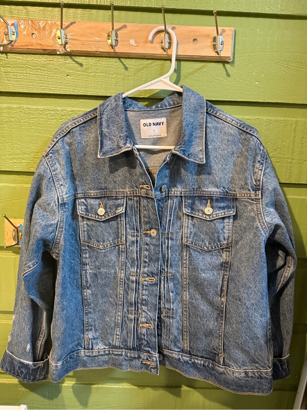 Old Navy Light Blue Washed Denim Jacket